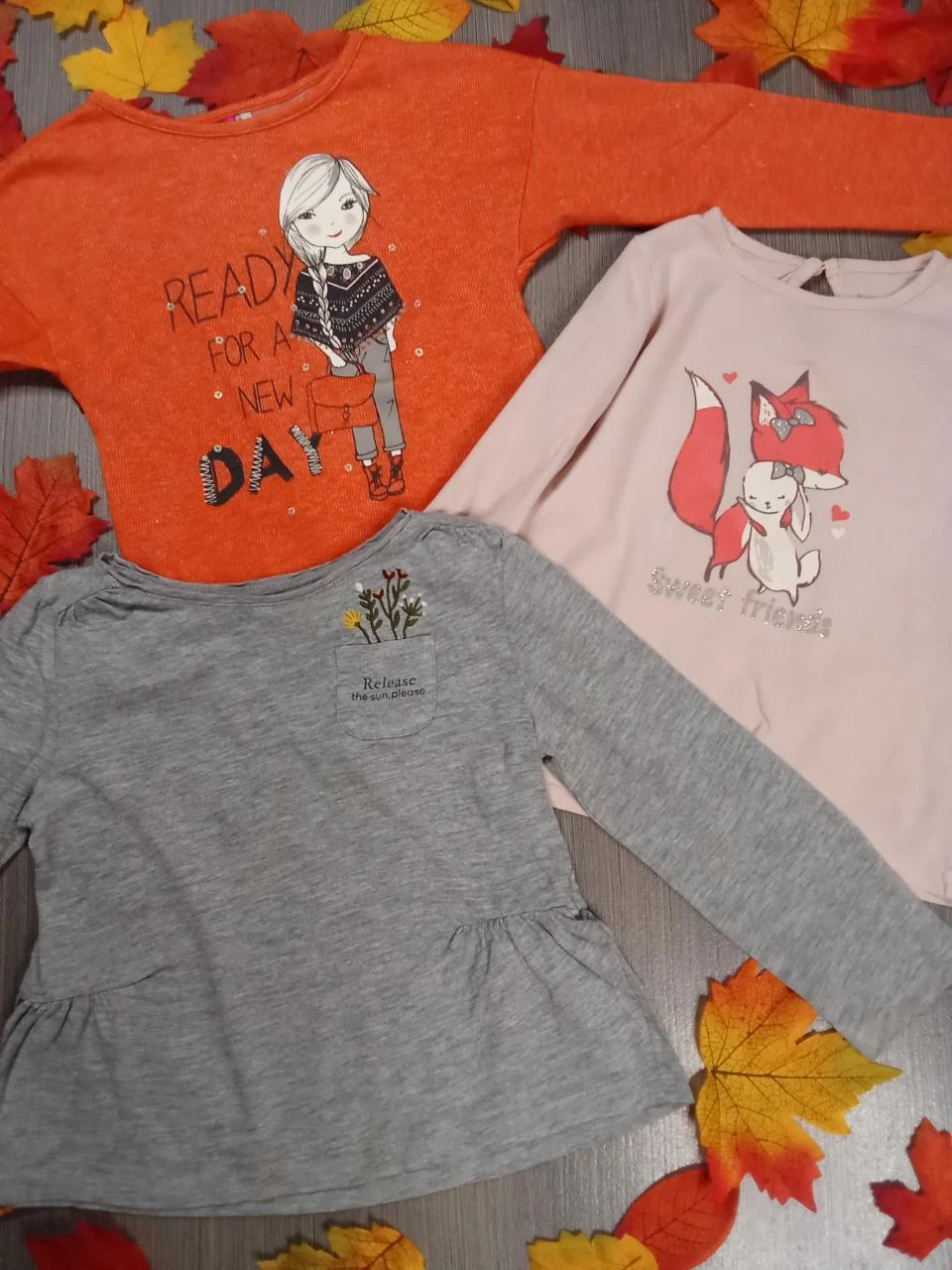 Lot de 3 t-shirts manches longues 3 ans